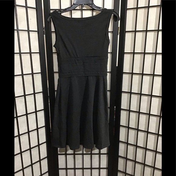 M.S.S.P A Line Gray Dress with Detailing - Picture 2 of 2